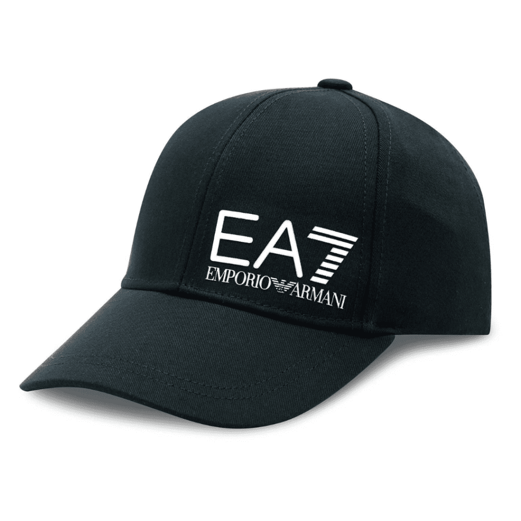 Cappellino Armani Woven Nero/bianco 247088 28221 CC010 3D