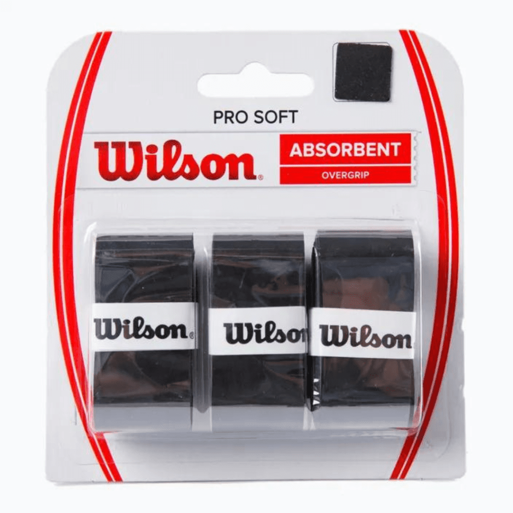 3 Overgrip Wilson Pro Soft Black fronte