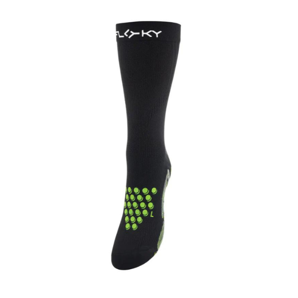 Calze Floky Nero/verde fluo 3D