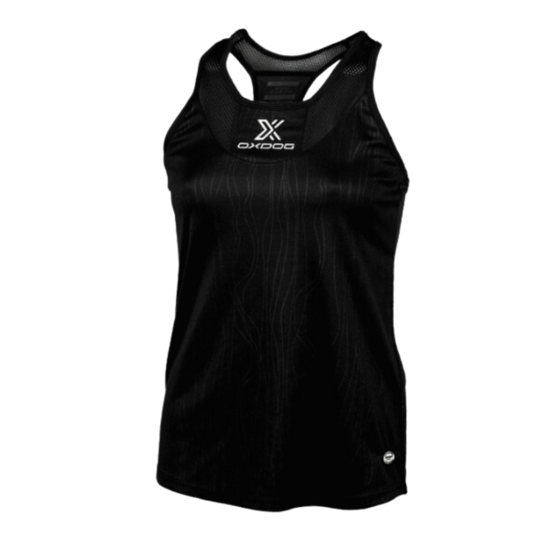 Canotta Oxdog Donna Tiebreak Black fronte