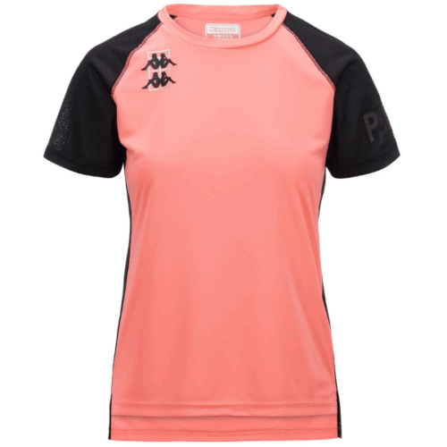 Maglia Donna Kappa Kombat Padel Edestis Donna Red Coral fronte