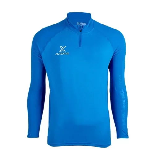maglia termica oxdog winton pro II blue fronte