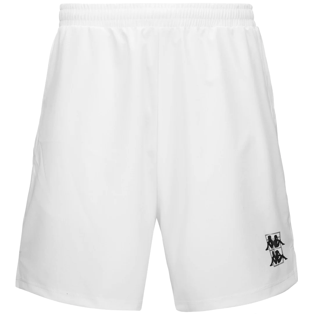 Pantaloncino kappa kombat diviolo white fronte
