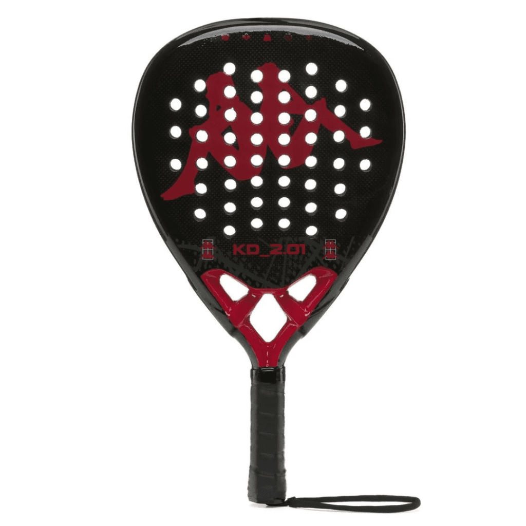 Racchetta padel kappa KD 2.01 rossa fronte