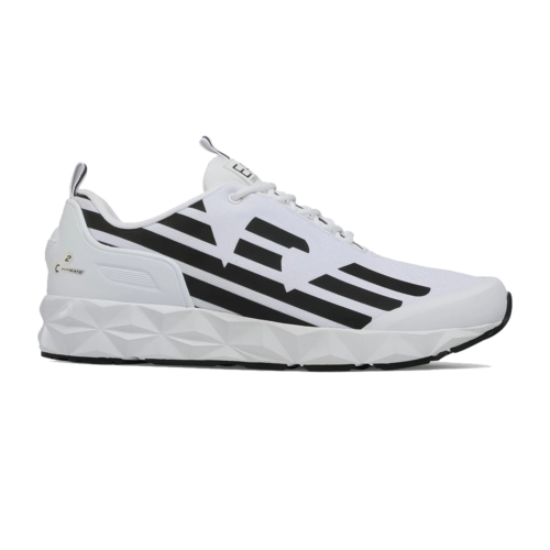 Scarpe Armani White Logo Black X8X033