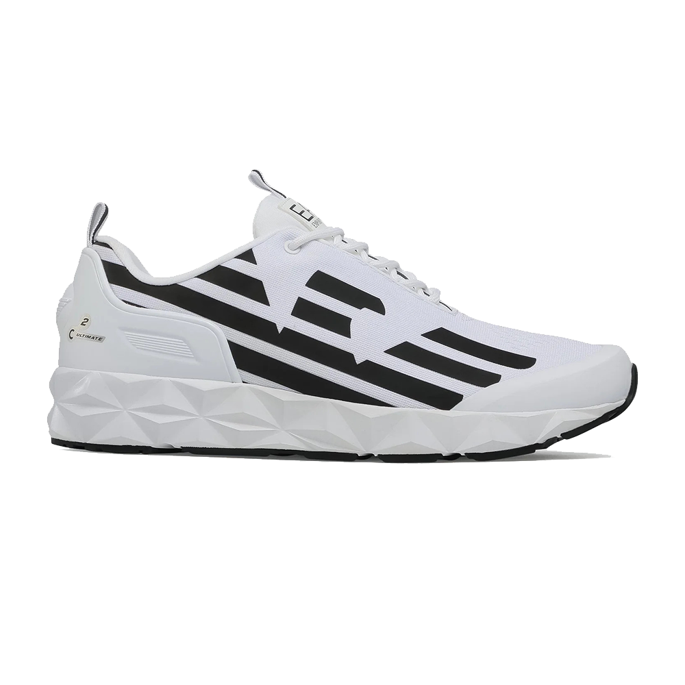 Scarpe Armani White Logo Black X8X033