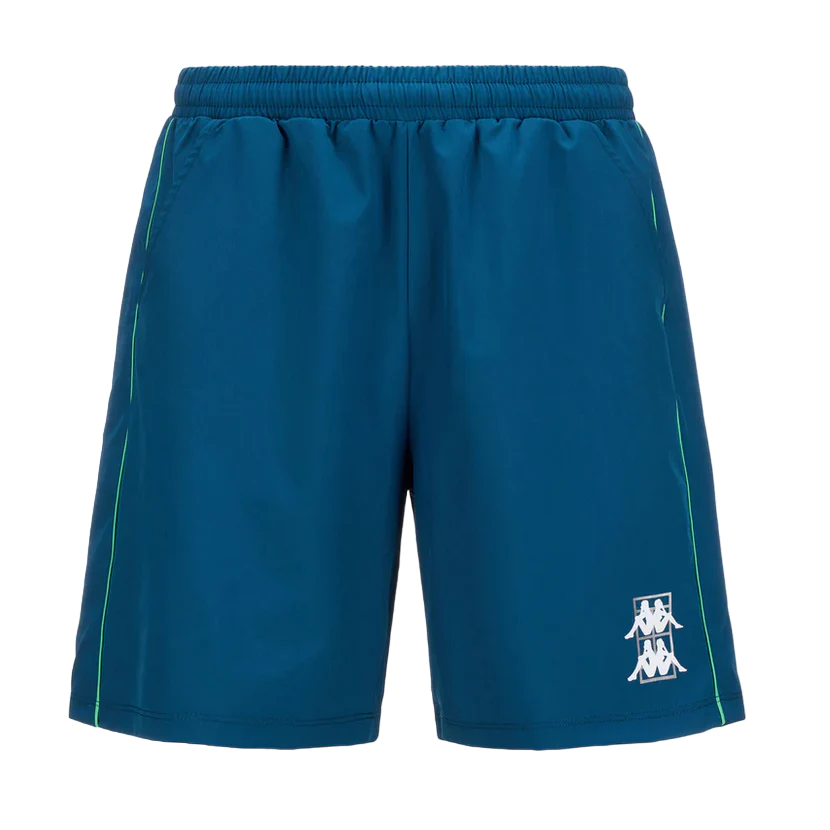 Pantaloncino kappa fivio blu verde uomo fronte