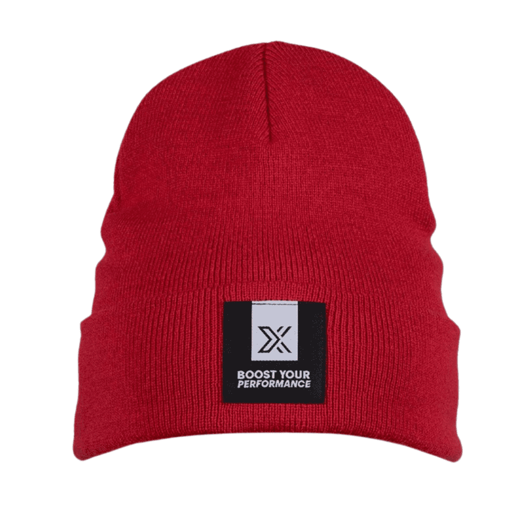 Cappellino Oxdog Patch Beanie Red fronte