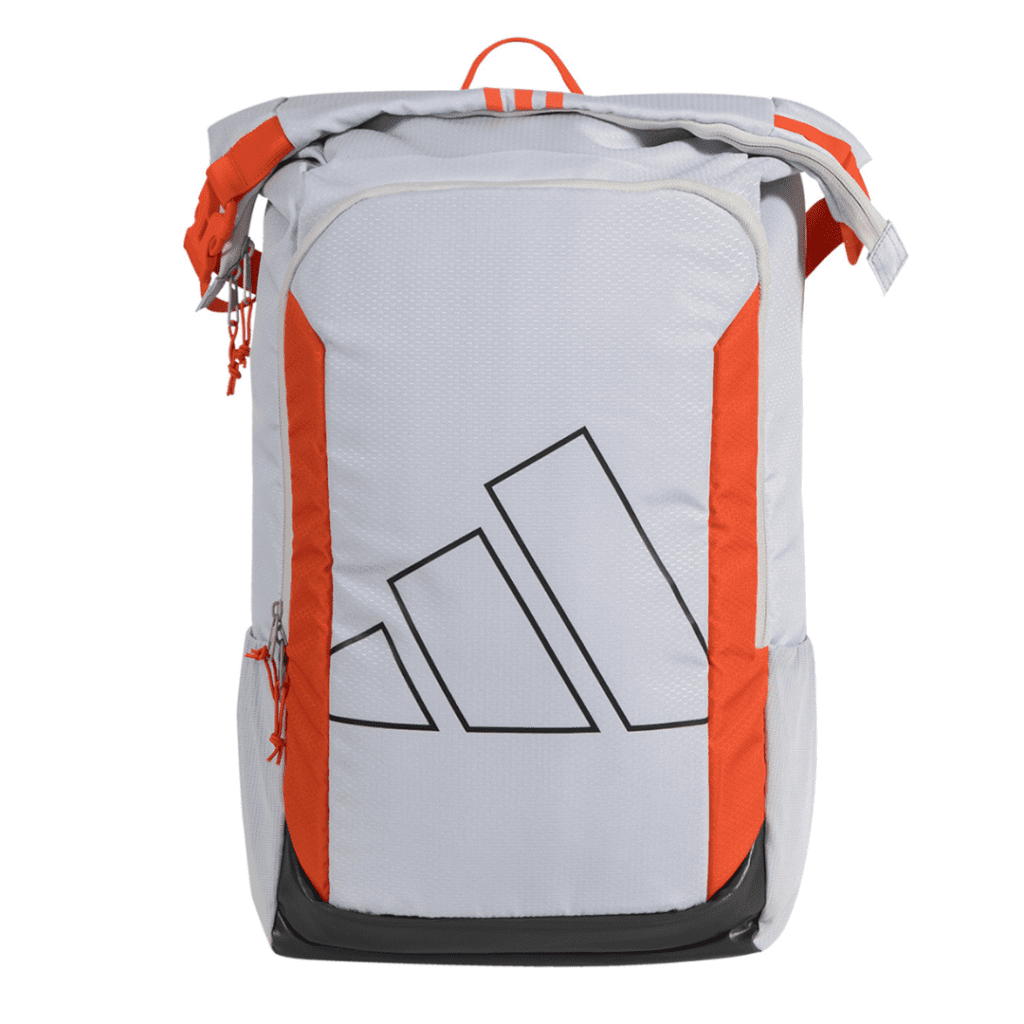 Zaino adidas multigame 3.3 grey orange fronte