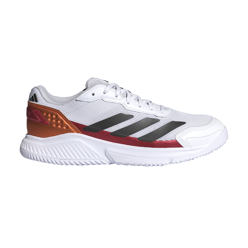 Scarpa Adidas Court Quick padel M FTWR White-Core Black-Lucid Orange