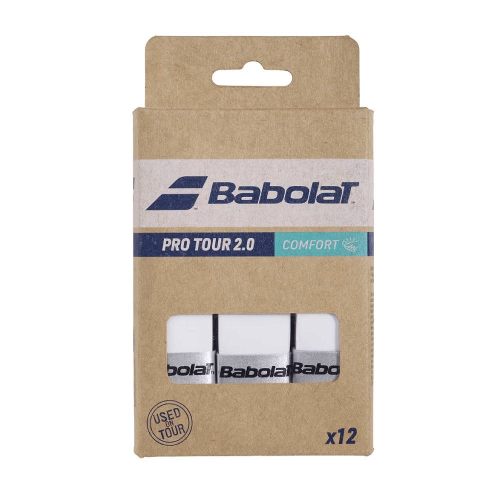 Overgrip Babolat Pro Tour 2.0 Pack X12 White
