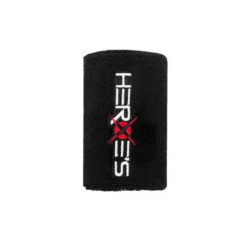 Polsino Heroes in spugna Black