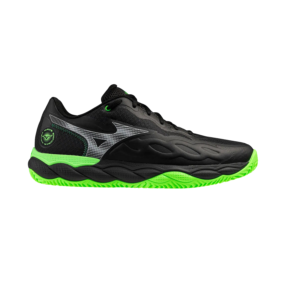 Scarpa Mizuno Wave Enforce Court Padel Black Green 61GB2437-35