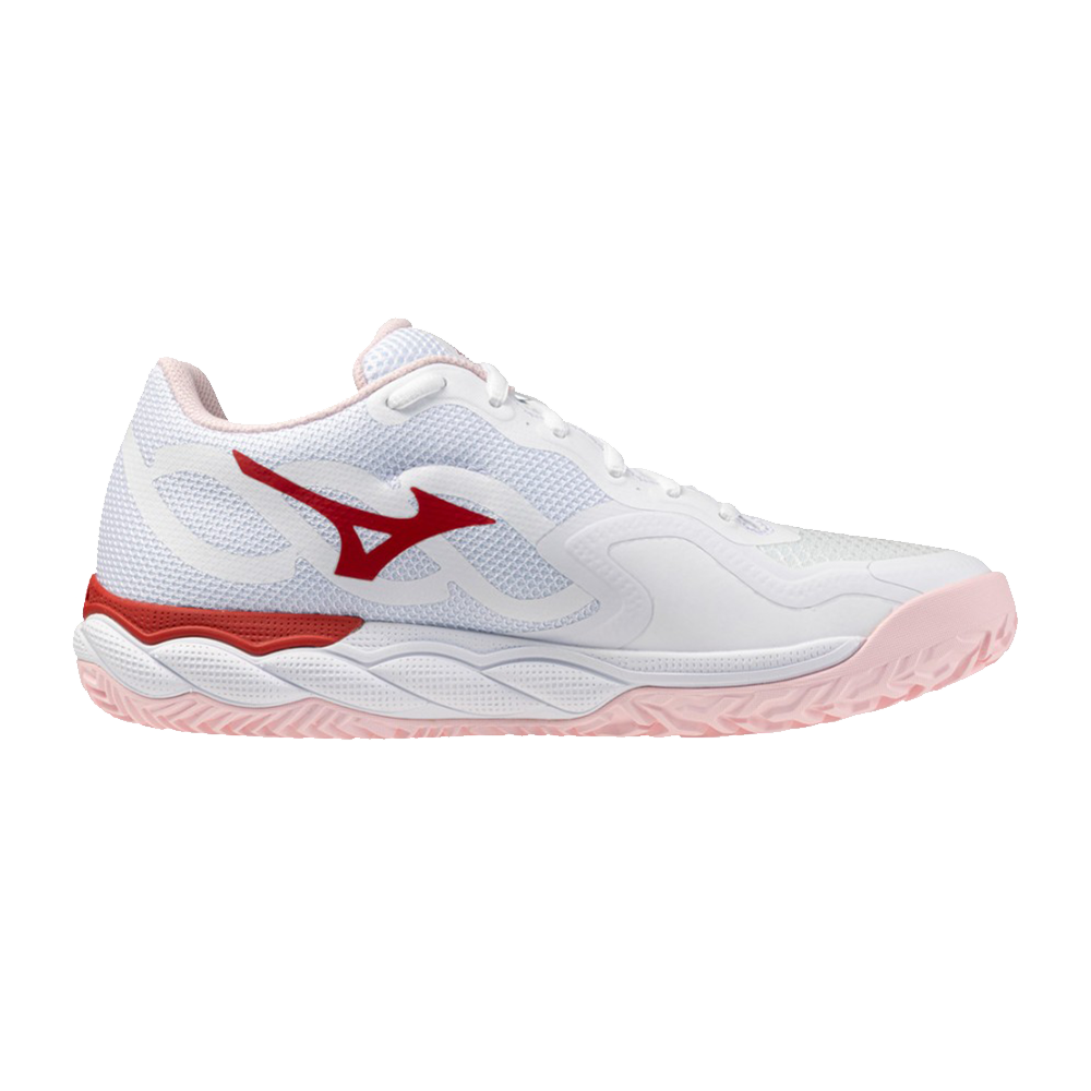 Scarpe Mizuno Wave Enforce Court CC white pinkesque 2026
