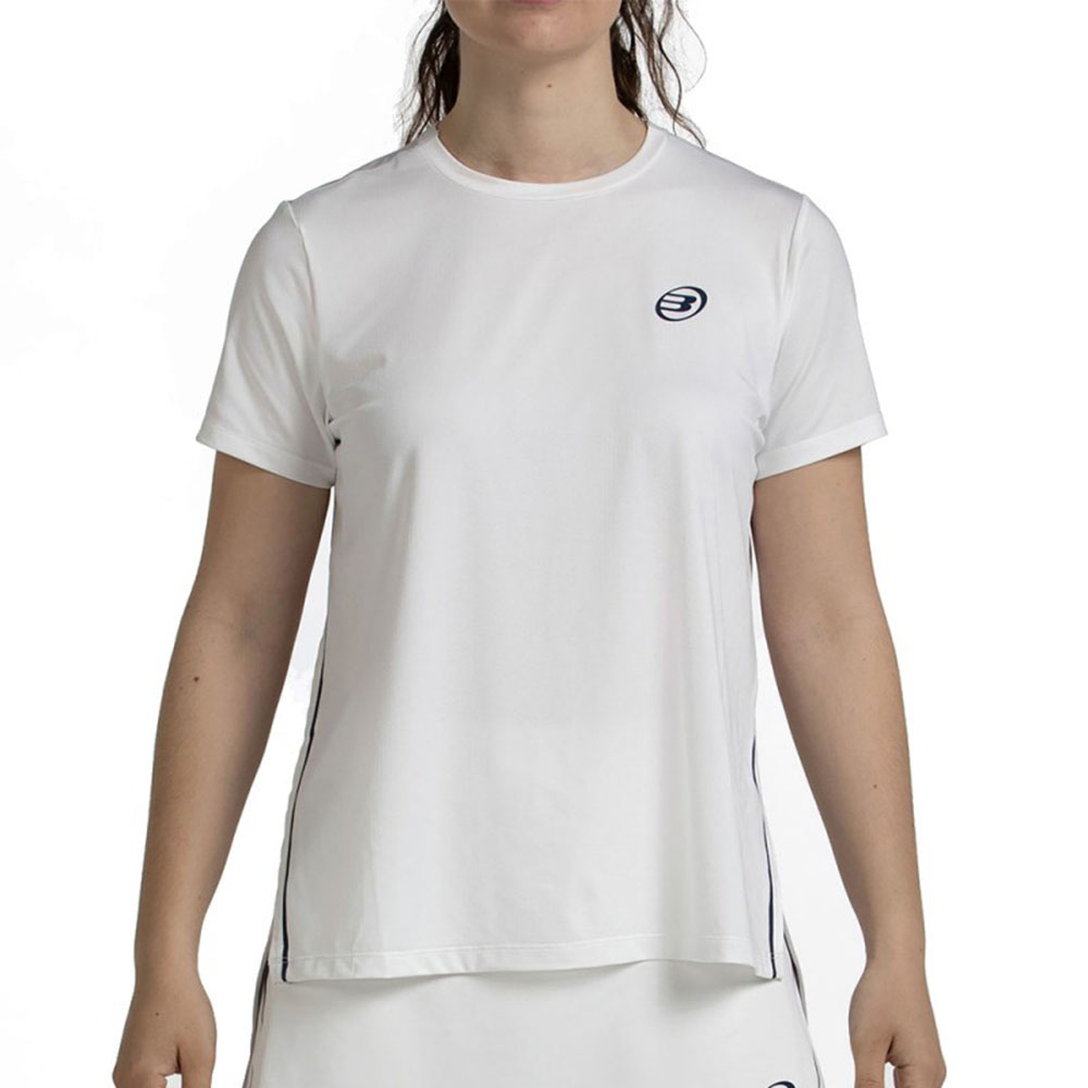 Maglietta Bullpadel Donna Picase Bianco