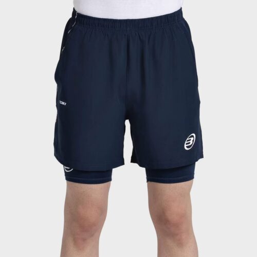 Pantaloncino Bullpadel Mansil 400 Oceano Profundo