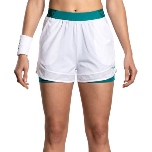 Pantaloncino Nox Pro White-Ivy Green