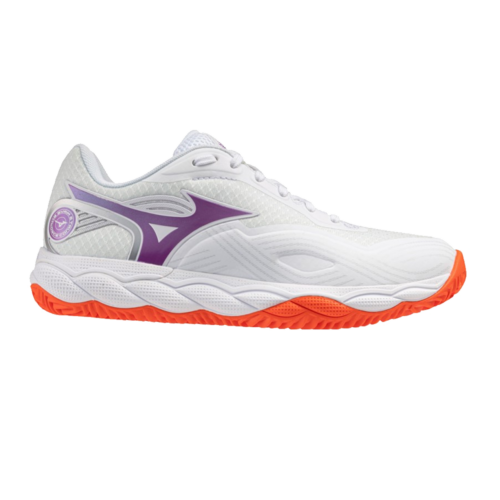 Scarpa Mizuno Wave Enforce Court 2 CC W White-Dahila-Sunstone
