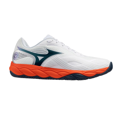 Scarpa Mizuno Wave Enforce Court 2 CC White-Insignia-Blue-Orange