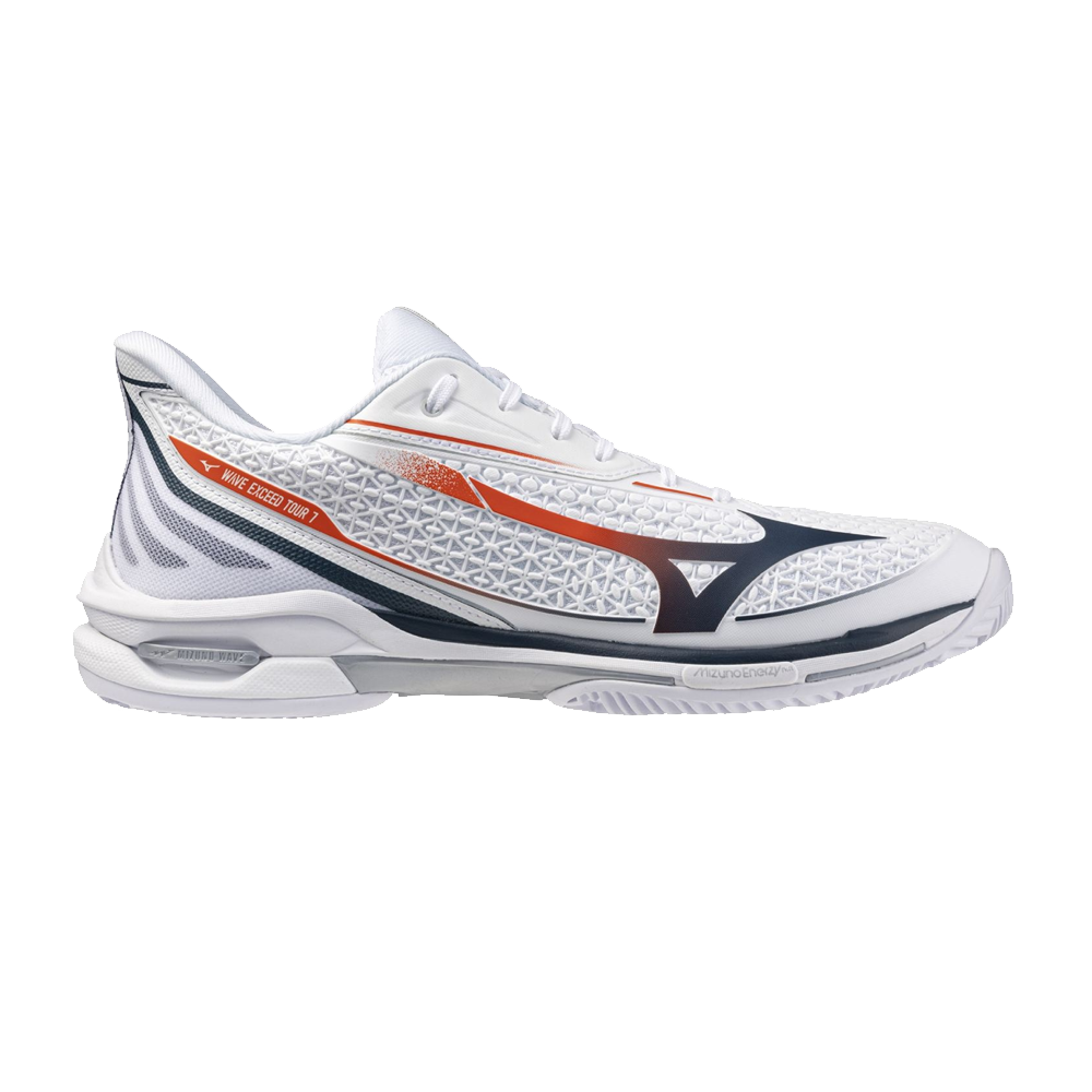 Scarpa Mizuno Wave Exceed Tour 7 CC White-Insignia Blue-Orange