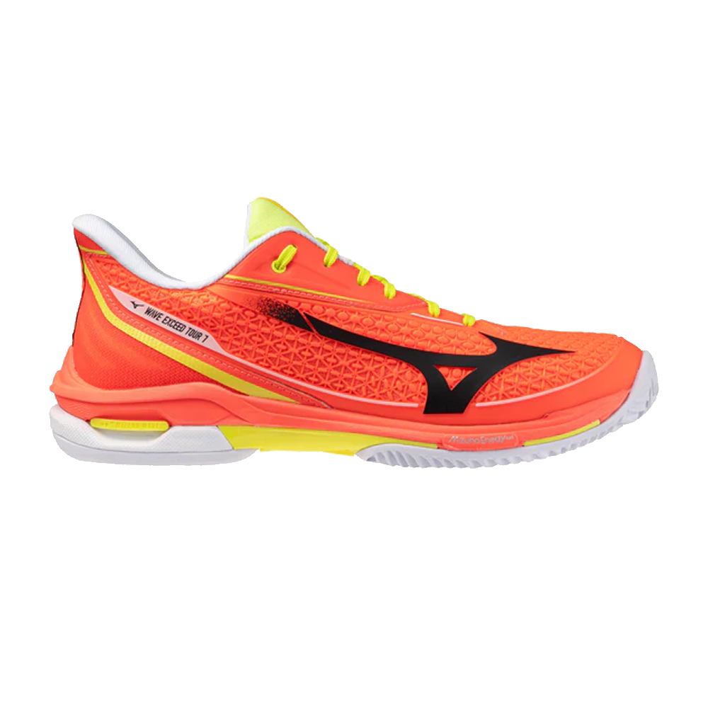 Scarpa Mizuno Wave Exceed Tour 7 Padel Lava Orange-Black Oyster-Yellow