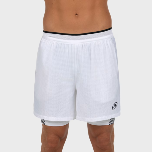 Pantaloncini da padel Bullpadel Tanoel bianco